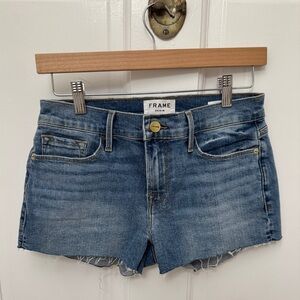 Frame Denim Le Cutoff Bixby Denim Shorts, size 25